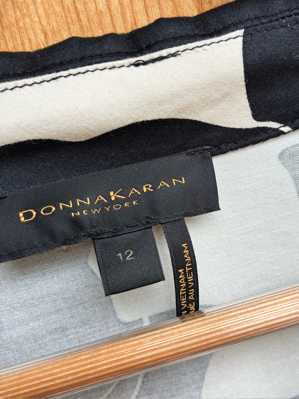 Donna Karan Shirt Dress (No Belt) Sz 12 - Picture 5 of 7